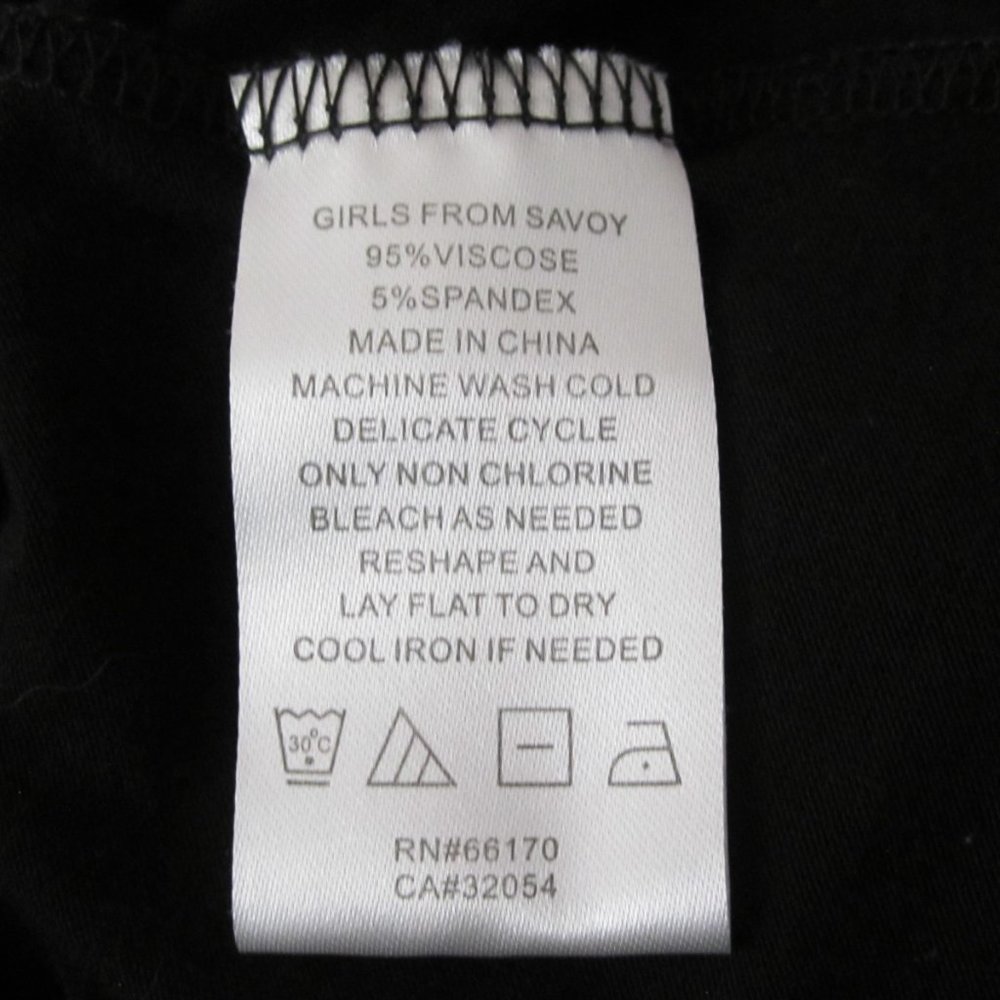 Black Anthropologie Girls From Savoy Elementary Jersey Faux Wrap Dress - XS - Picture 9 of 9